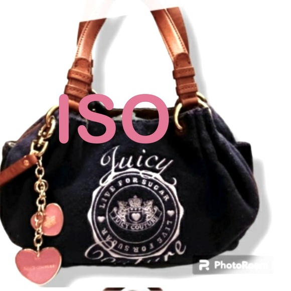 Searching for Juicy Couture Live For Sugar Fluffy Bag in blue - Picture 1 of 1
